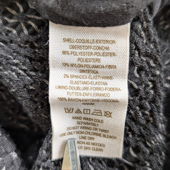 Free People Lady Pucker Scoop Black Bodycon Dress size small - Picture 15 of 15